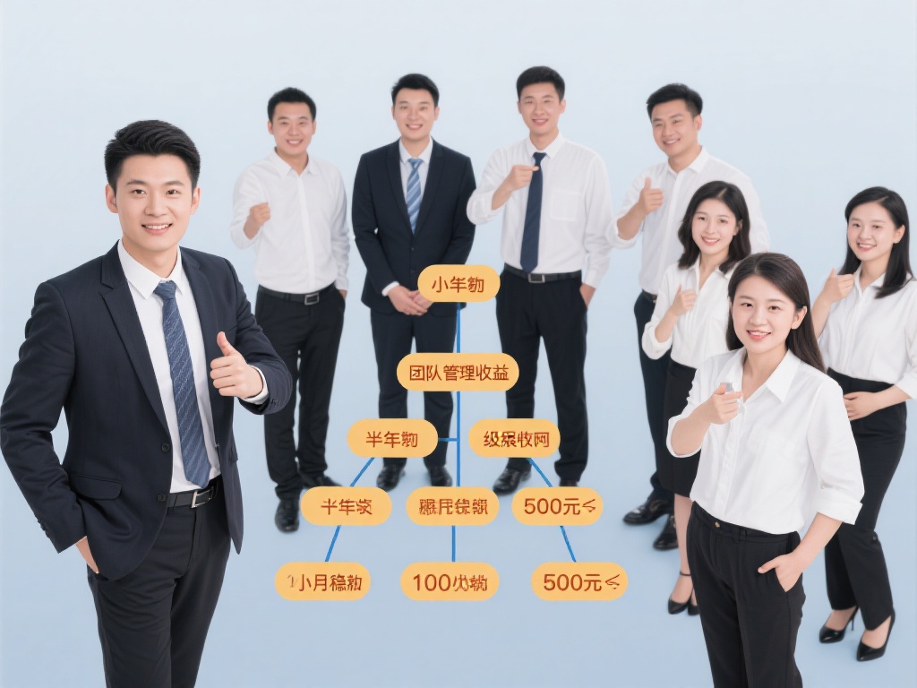 团队管理收益：当你发展下级代理时，他们的业绩也会为